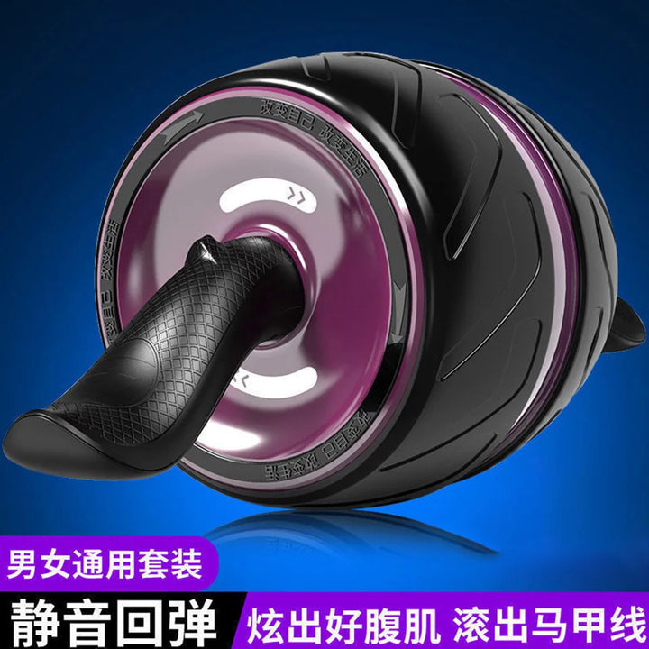 Automatic Silent Rebound Fitness Abdominal Abdominal Wheel Wheel Lean Waist High Quality Indoor Abdominal Muscle Trainer A3278