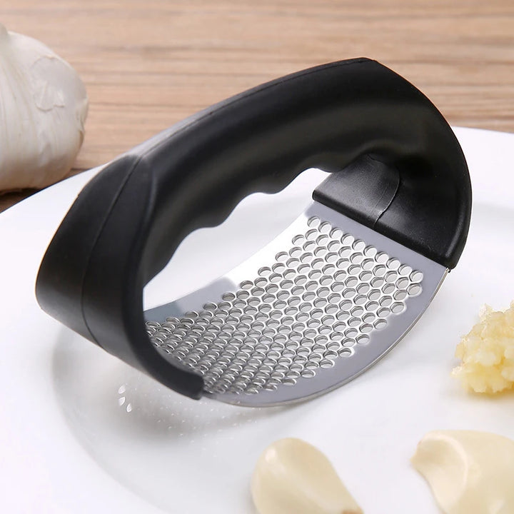 Garlic Press Stainless Steel Garlic Crusher Manual Garlic Ginger Rocker Crusher Kitchen Small Tool Accessories