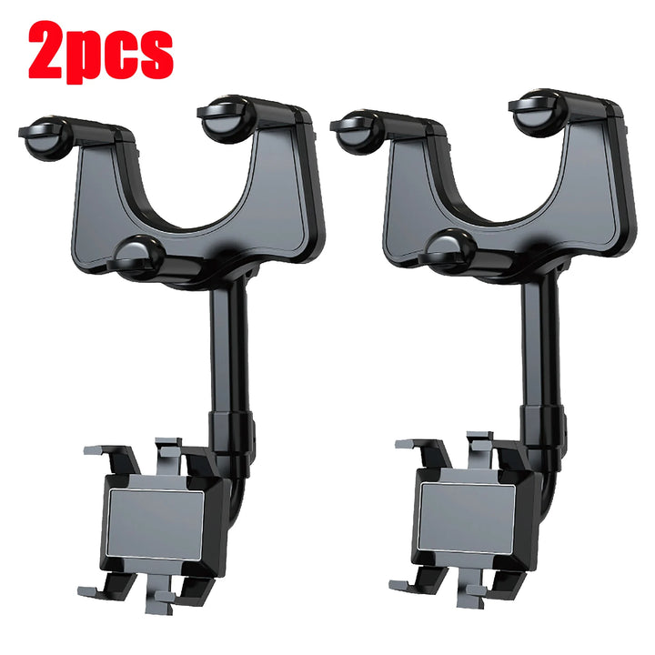 2pcs Universal Rear View Mirror Car Phone Holder Air Vent Mount Stand For Cell Phone GPS Auto Bracket Car Accessories