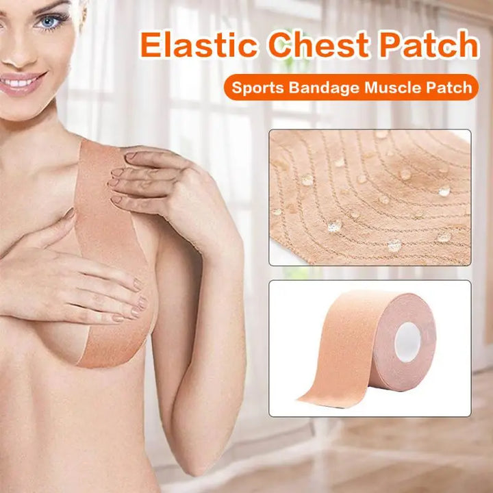 5/3.8/2.5cm Chest Patch Tape Women's Invisible Boob Pull Up Anti-sweat  Invisible Gather Breast Stickers Lingerie Tapes