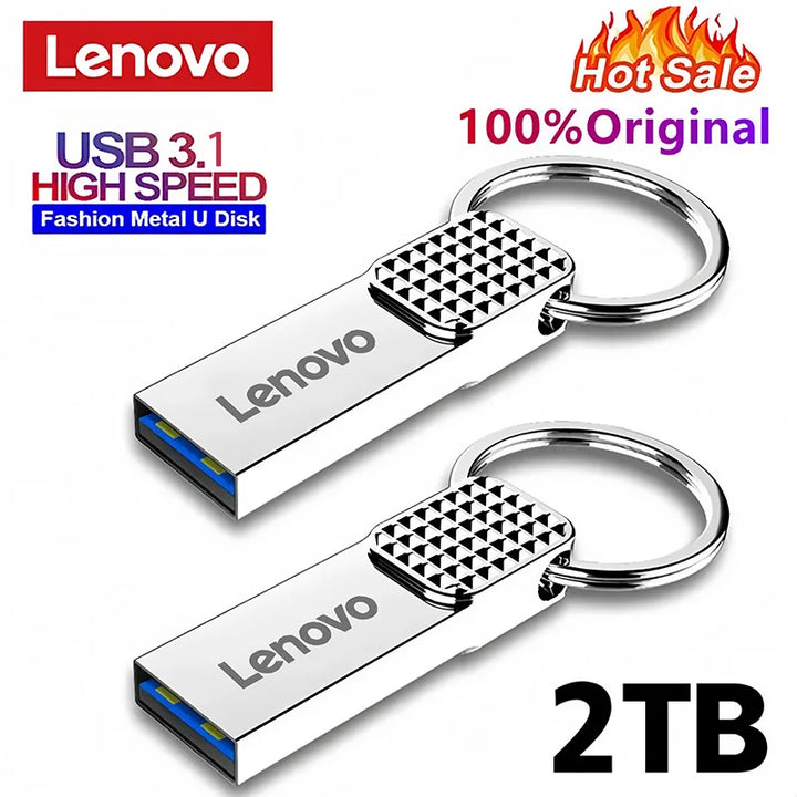 Lenovo USB 2TB OTG Metal USB 3.1 Pen Drive Key 2TB 1TB Type C High Speed Pendrive Mini Flash Drive Memory Stick Waterproof