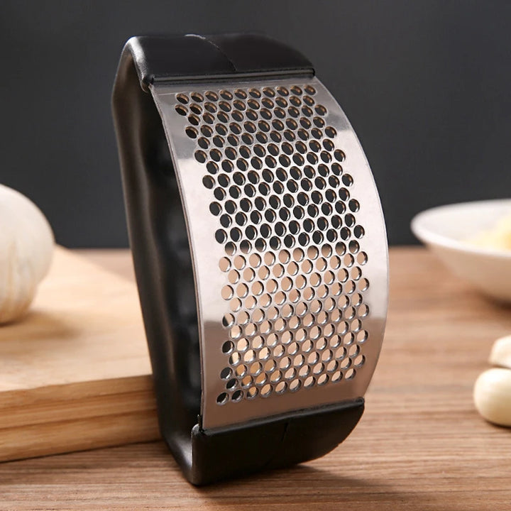 Garlic Press Stainless Steel Garlic Crusher Manual Garlic Ginger Rocker Crusher Kitchen Small Tool Accessories