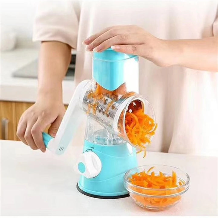 Manual Rotary Cheese Grater for Vegetable Cutter Potato Slicer Mandoline Multifunctional Vegetable Chopper Kitchen Accessories