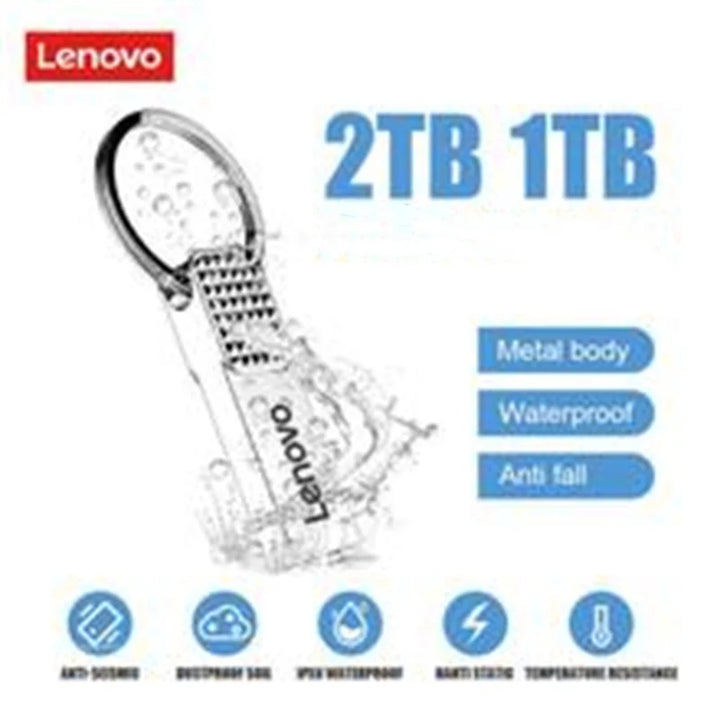 Lenovo USB 2TB OTG Metal USB 3.1 Pen Drive Key 2TB 1TB Type C High Speed Pendrive Mini Flash Drive Memory Stick Waterproof