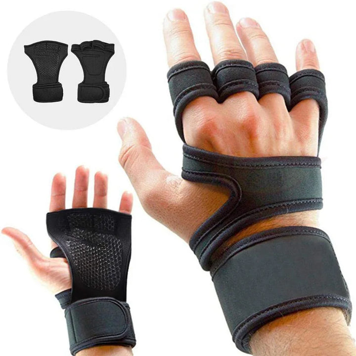 Weight Lifting Dumbbell Gloves for Men Women Gym Fitness Training Lifting Gloves Bodybuilding Gymnastic Hand Wrist Strap Support