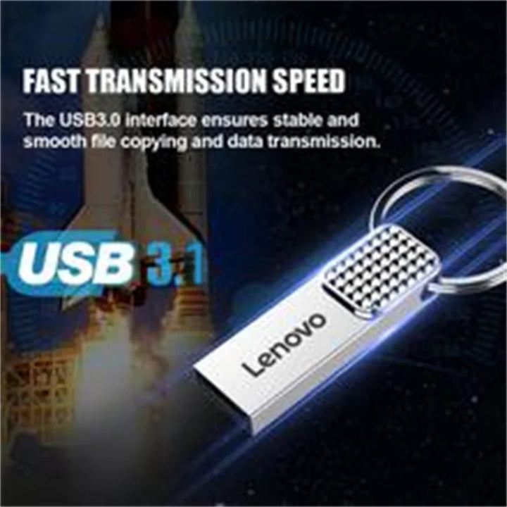 Lenovo USB 2TB OTG Metal USB 3.1 Pen Drive Key 2TB 1TB Type C High Speed Pendrive Mini Flash Drive Memory Stick Waterproof